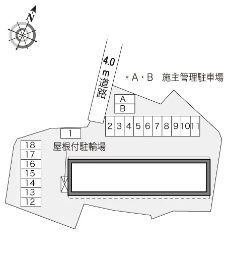 ★手数料０円★伊賀市上野桑町 月極駐車場